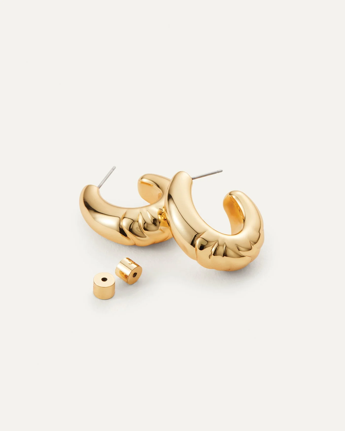 Slim Nelle Hoop Earrings - Image 3